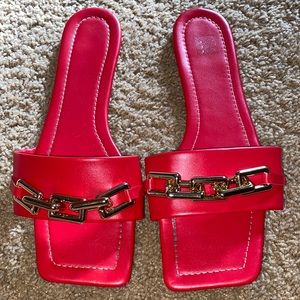Women’s Red sandal Size 9